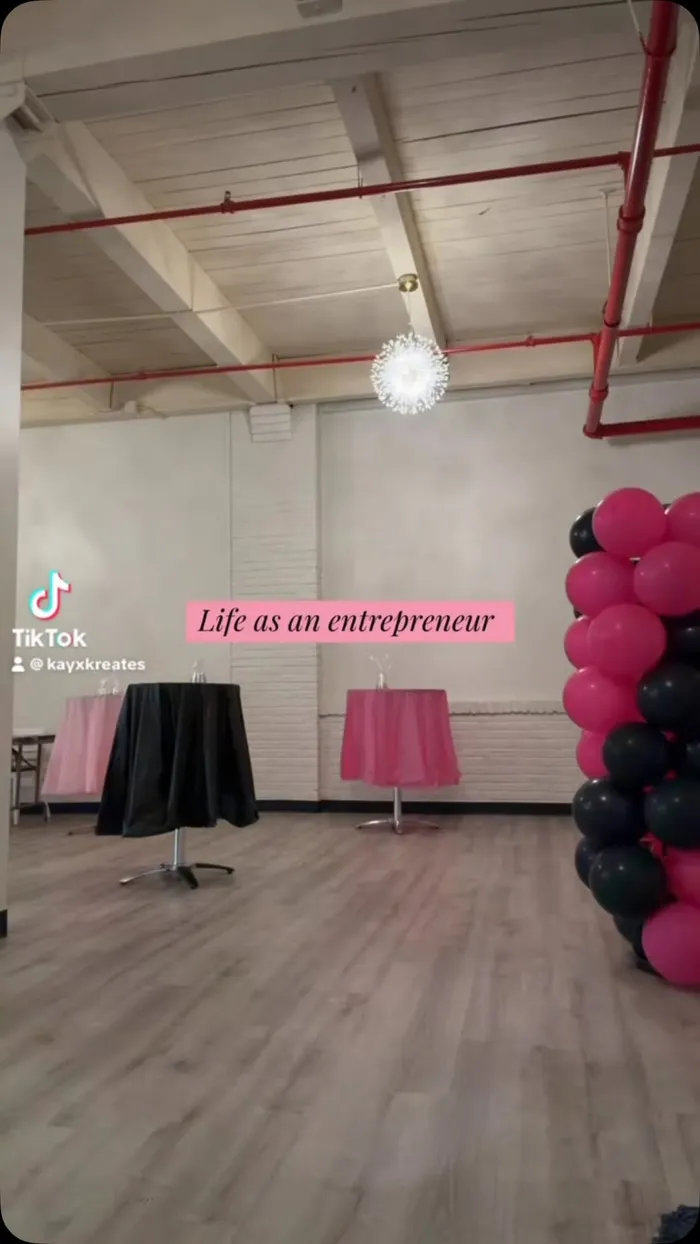 Setting up the venue, life as an entrepreneur